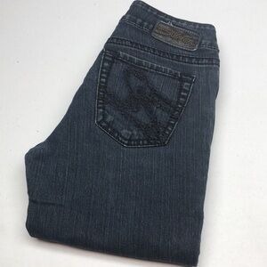 RETRO SILVER SUKI MID-RISE BOOTCUT JEANS 27x34 ⭐️